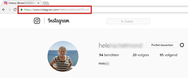 Instagram url