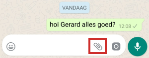 Send photo in WhatsApp