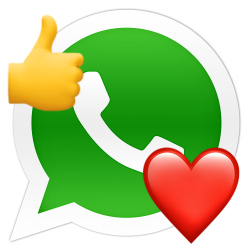emoji-reacties WhatsApp