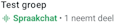 Spraakchat in chatoverzicht