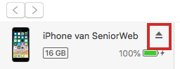 iTunes eject