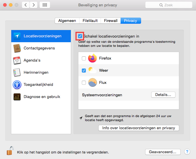 Mac Location Services