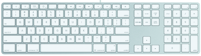Regenboog bekennen stapel Werken met het toetsenbord van de Mac | SeniorWeb