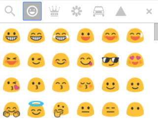 Emoticons in Gmail