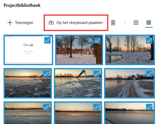 Windows Populate Photos storyboard