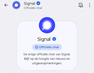 Oficieel account Signal