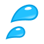 Water drops, source emojidex.com