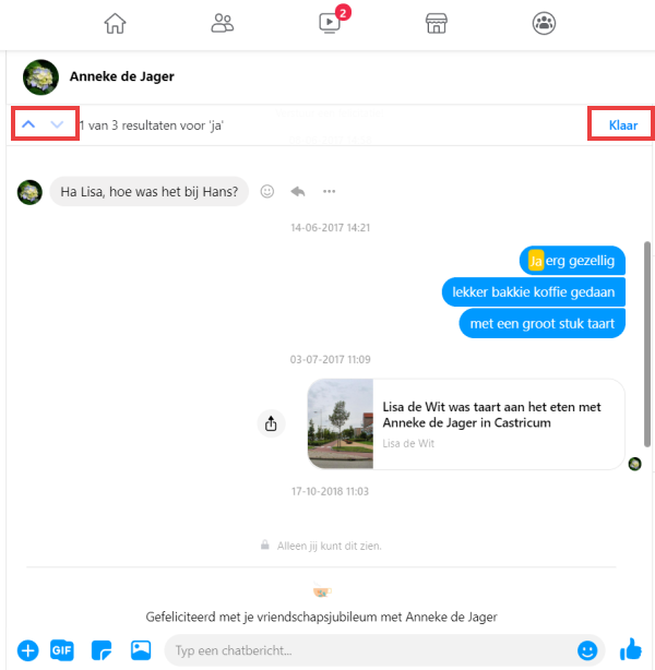 search in chat on facebook