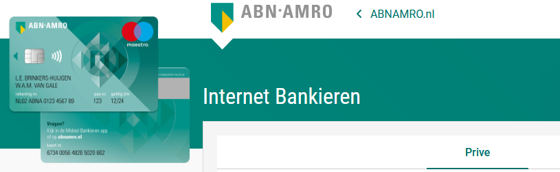 Internetbankieren ABN Amro