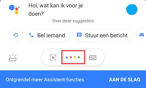 Google assistant is listening