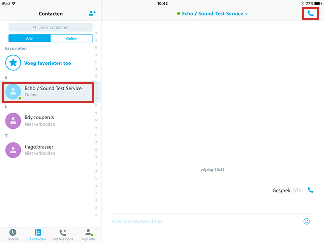 Hoe werkt Skype op de iPad?