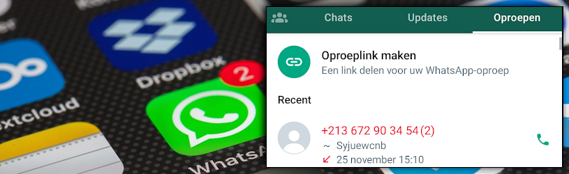 Onbekende bellers, WhatsApp