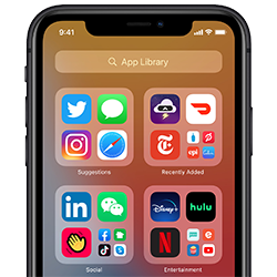 App library on iPhone/iPad