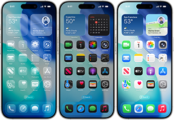 iOS 26 heeft nieuw uiterlijk