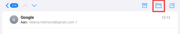 create folder in mail ipad
