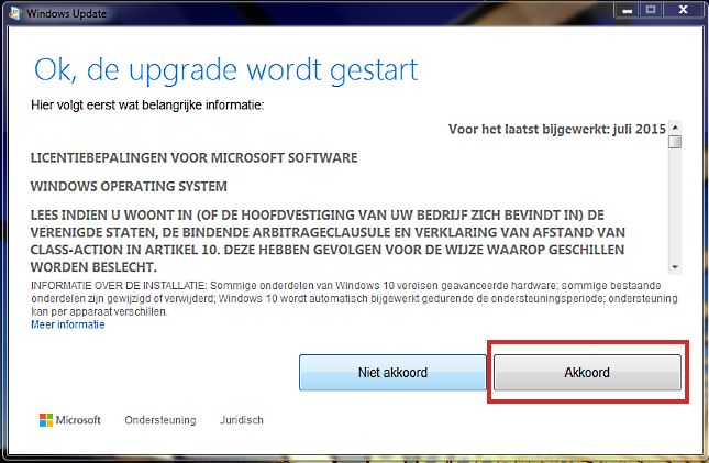 Windows 10, licentievoorwaarden