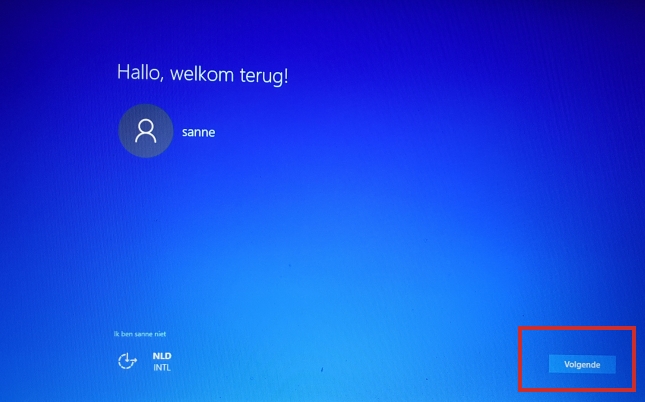 Windows 10 na de installatie