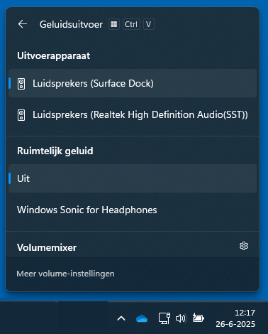 Geluidsuitvoer