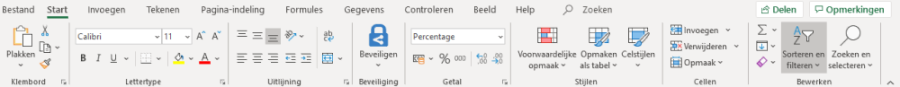 excel ribbon