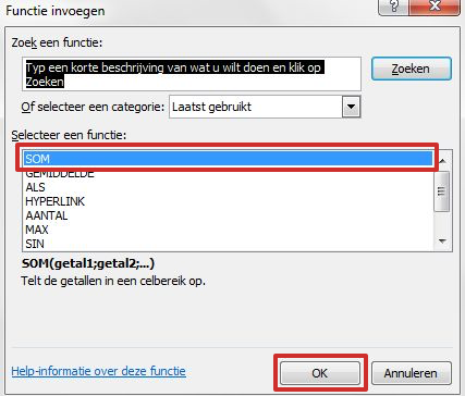 20150819_rekenen met excel 2010_Som