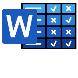 Create table in Word