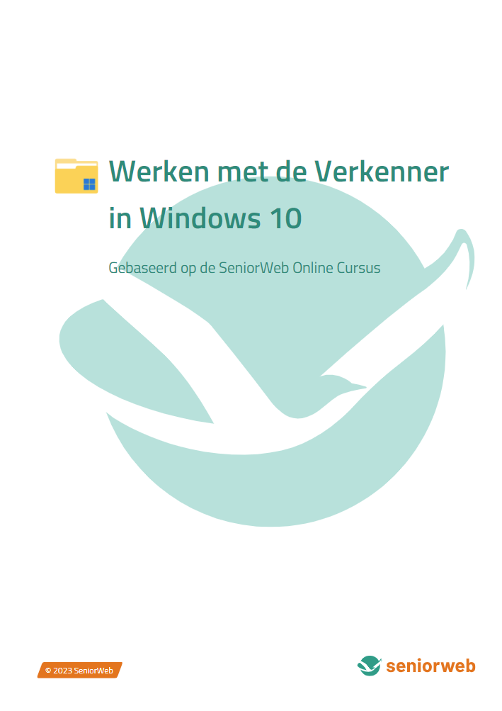 Cursus - Werken met de Verkenner in Windows 10